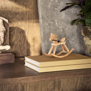 Kay Bojesen Rocking Horse Miniature, Beech, styled view