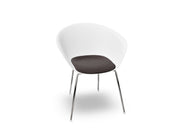 Duna 02 Four Leg Chair With Seat Cushion Chairs Arper 