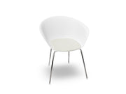 Duna 02 Four Leg Chair With Seat Cushion Chairs Arper 