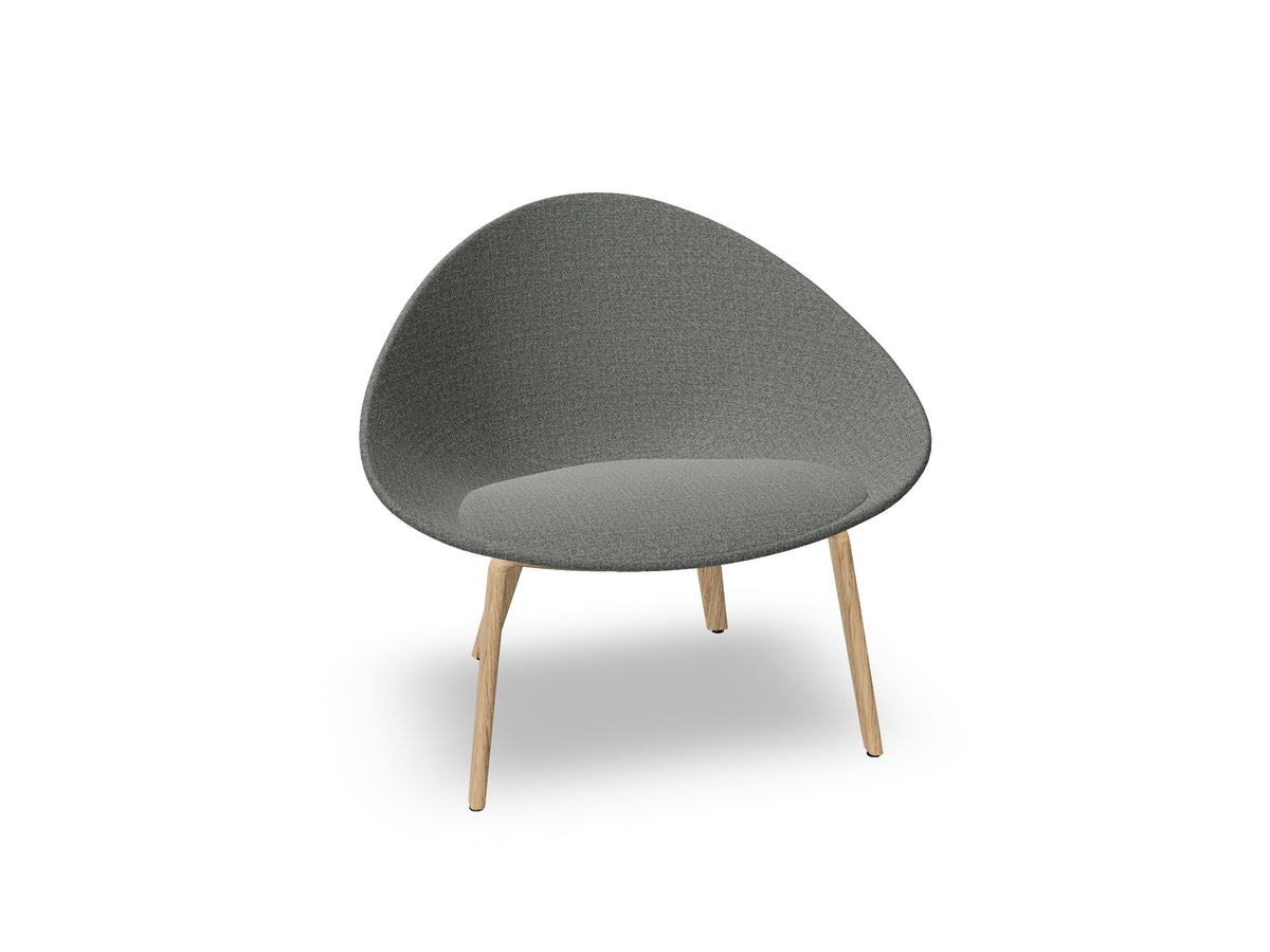 Adell 4 Leg Wood Lounge Chair With Fully Upholstered