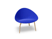 Adell 4 Leg Wood Lounge Chair With Fully Upholstered lounge chair Arper 
