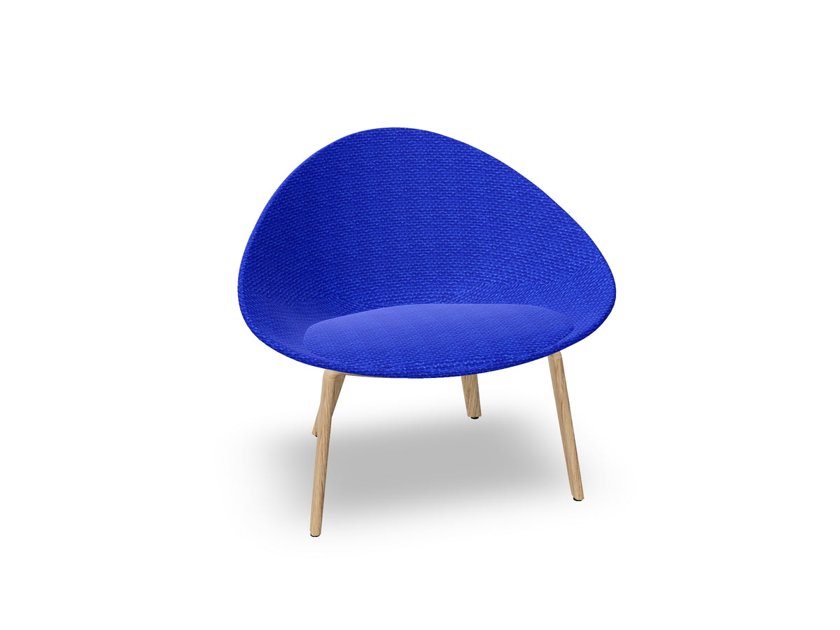 Adell 4 Leg Wood Lounge Chair With Fully Upholstered