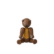 Kay Bojesen Liliput Bear, Stained Ash (Dark Brown)