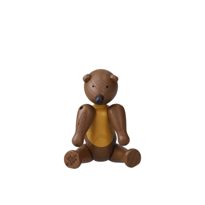 Kay Bojesen Liliput Bear, Stained Ash (Dark Brown)