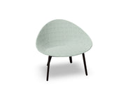 Adell 4 Leg Wood Lounge Chair With Fully Upholstered lounge chair Arper 