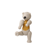 Kay Bojesen Liliput Bear, Stained Ash (Grey), view 3
