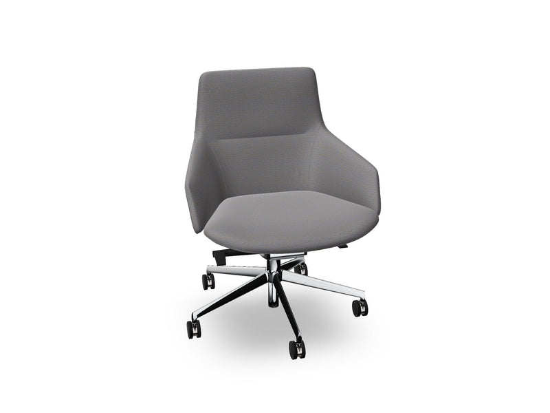Aston Conference Syncro Five Way Star Base Armchair task chair Arper 
