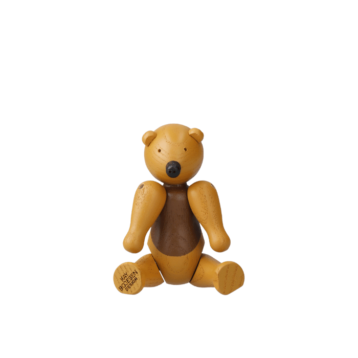 Kay Bojesen Liliput Bear, Stained Ash (Ochre)