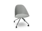 Cila Fully Upholtered Chair With Fixed Trestle Base Chairs Arper 