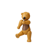 Kay Bojesen Liliput Bear, Stained Ash, styled view