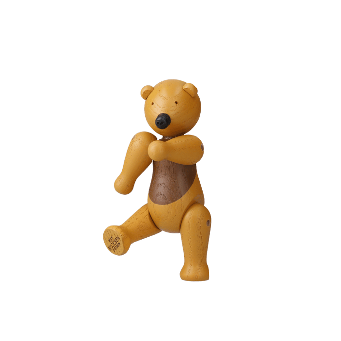 Kay Bojesen Liliput Bear, Stained Ash, styled view
