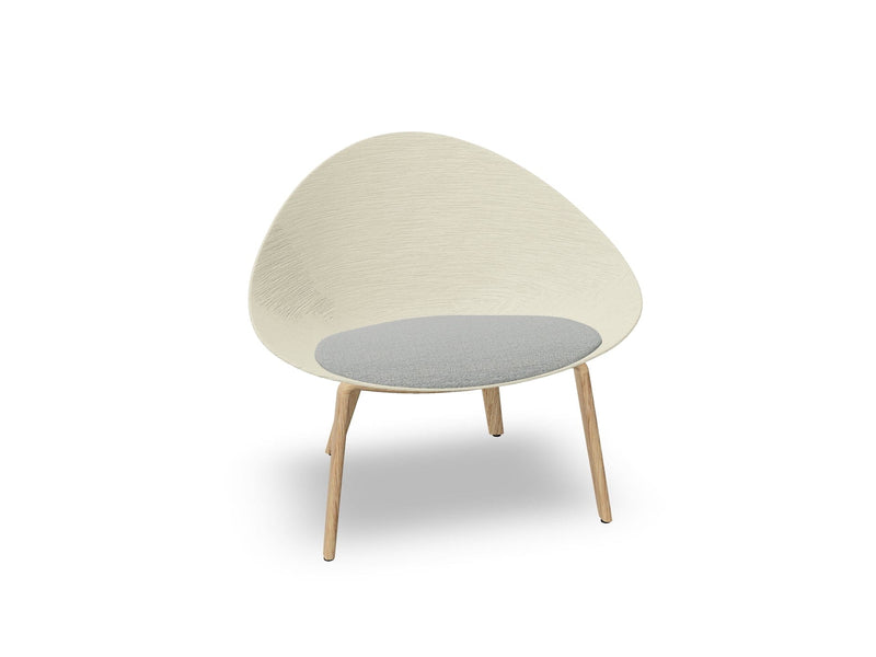 Adell 4 Leg Wood Lounge Chair lounge chair Arper 