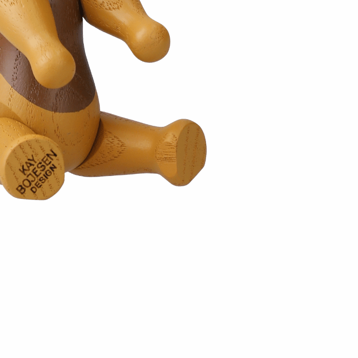 Kay Bojesen Liliput Bear, Stained Ash, styled view