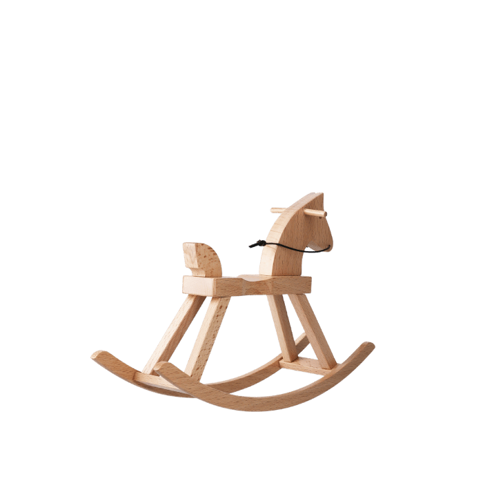 Kay Bojesen Rocking Horse Miniature, Beech (Small), view 3