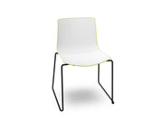 Catifa 46 Polypropylene Bi-Color Sled Base Chair Side/Dining Arper 