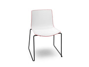 Catifa 46 Polypropylene Bi-Color Sled Base Chair Side/Dining Arper 