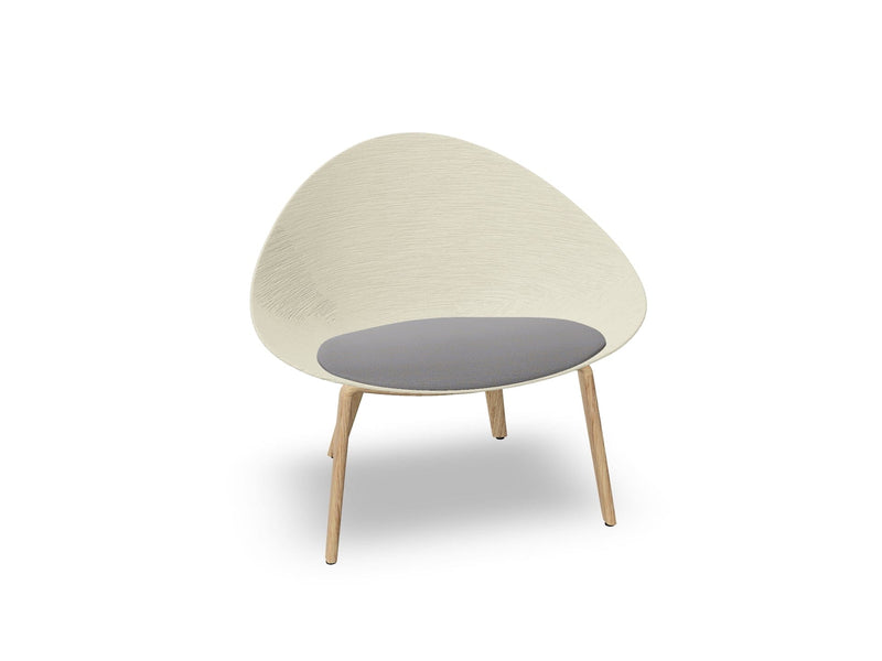Adell 4 Leg Wood Lounge Chair lounge chair Arper 
