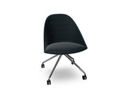 Cila Fully Upholtered Chair With Fixed Trestle Base Chairs Arper 