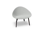 Adell 4 Leg Wood Lounge Chair With Fully Upholstered lounge chair Arper 