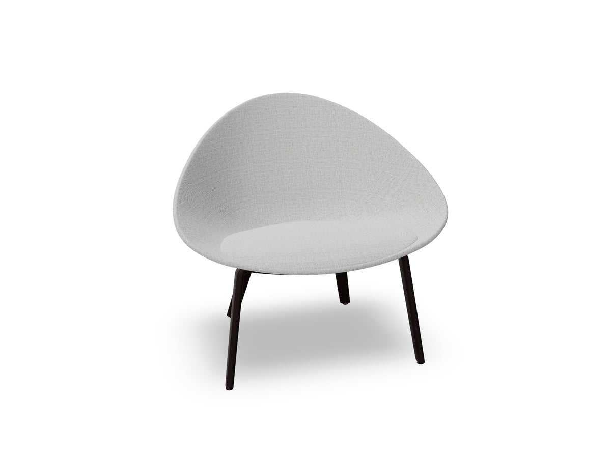 Adell 4 Leg Wood Lounge Chair With Fully Upholstered