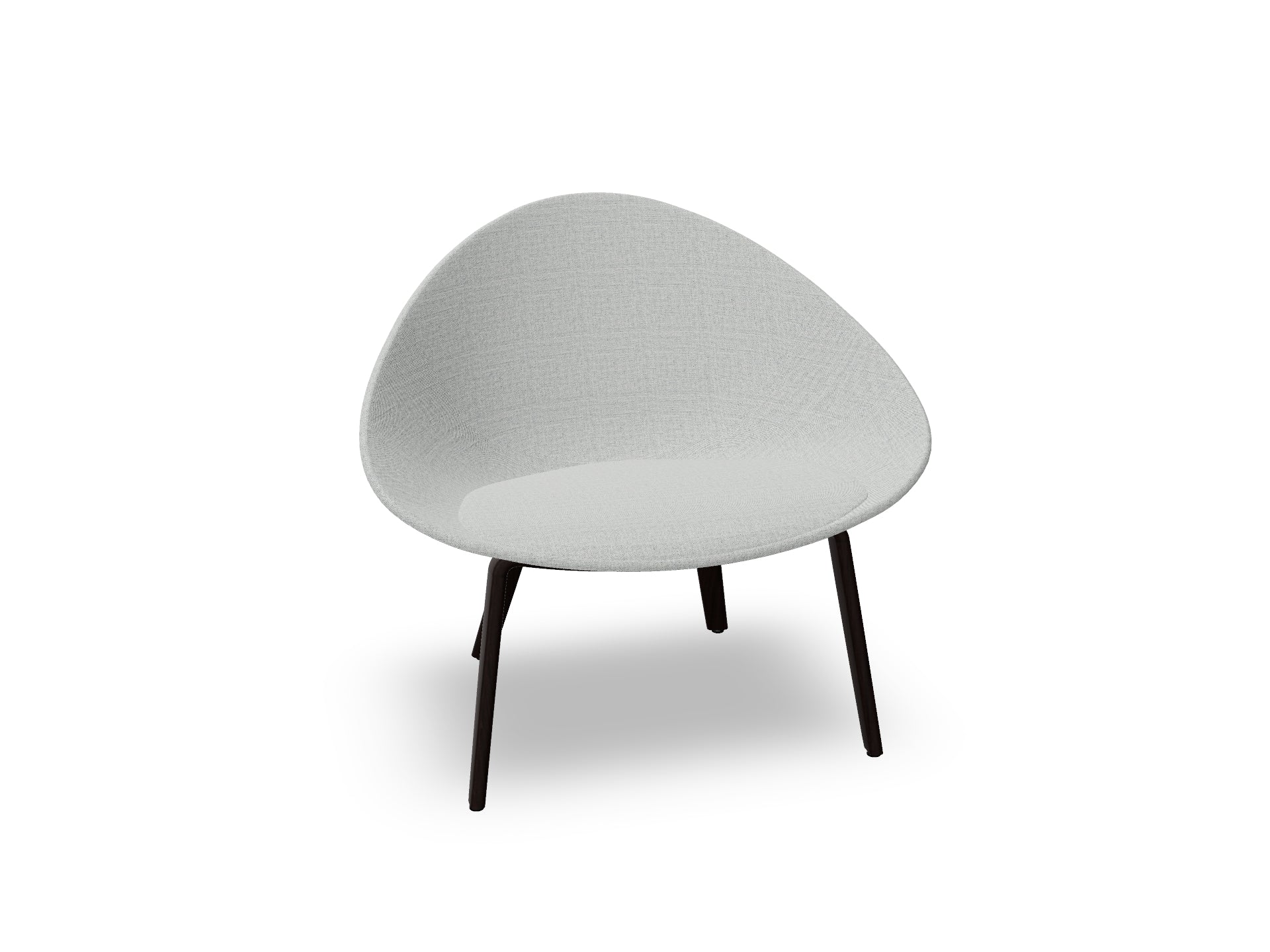 Adell 4 Leg Wood Lounge Chair With Fully Upholstered