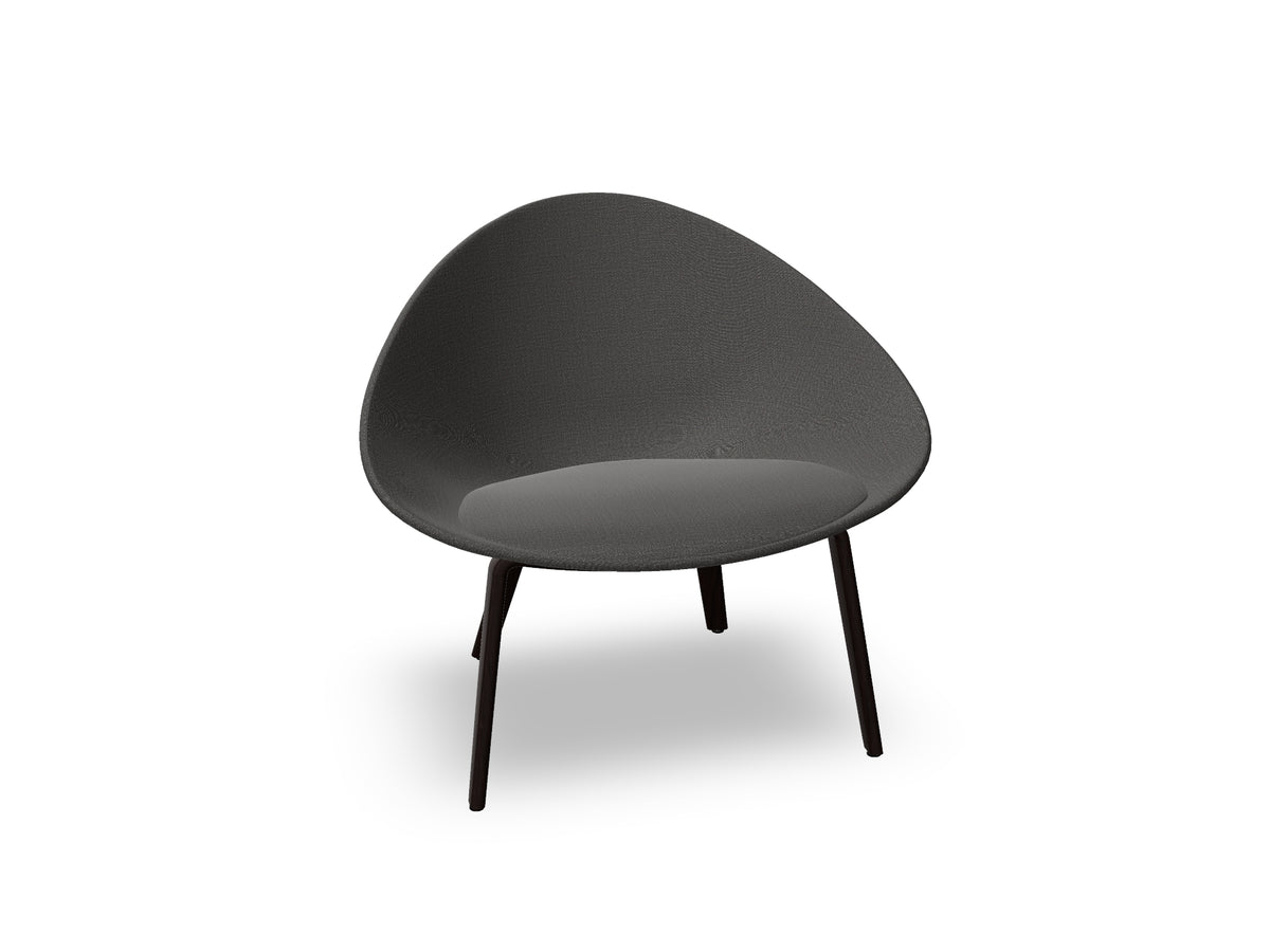 Adell 4 Leg Wood Lounge Chair With Fully Upholstered