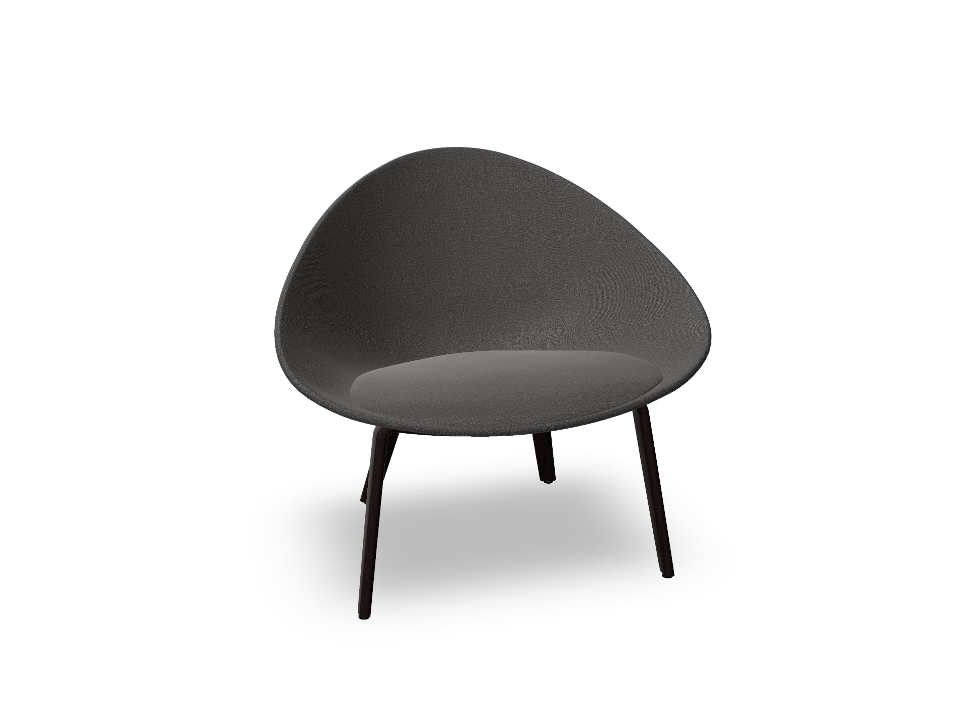 Adell 4 Leg Wood Lounge Chair With Fully Upholstered