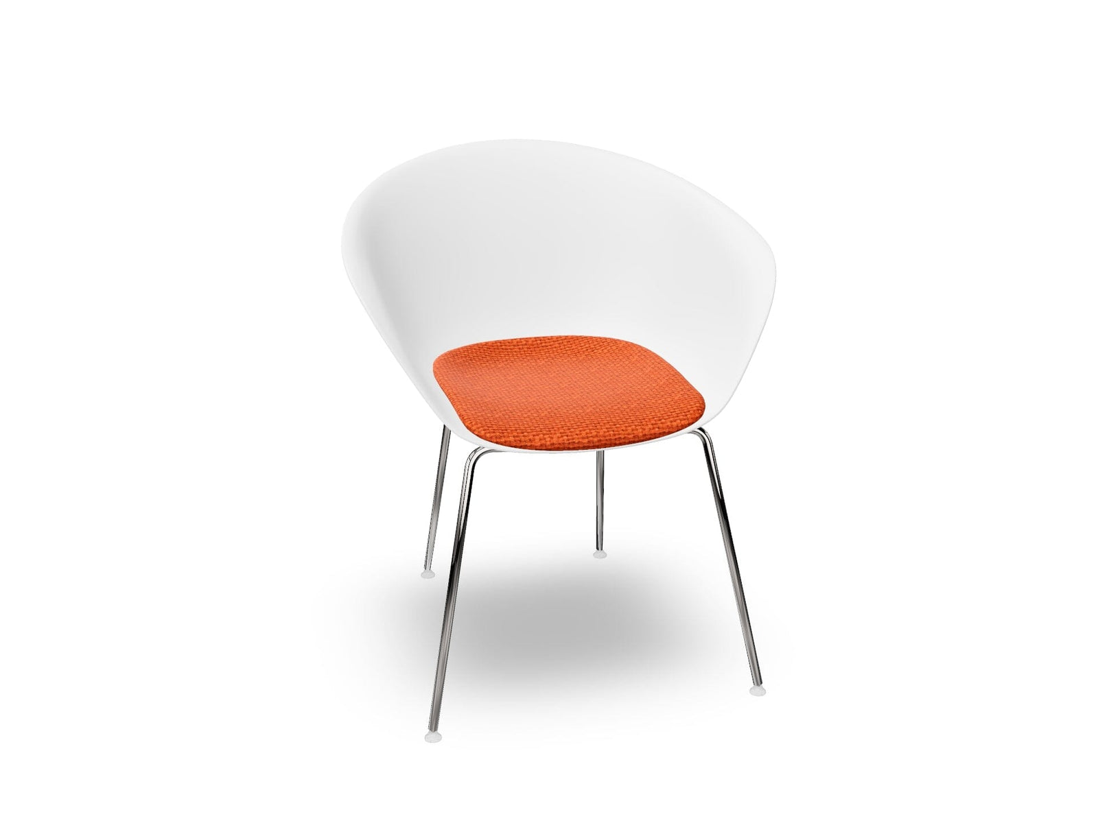 Duna 02 Four Leg Chair With Seat Cushion Chairs Arper 