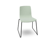 Aava 02 Sled Base Chair With Fully Upholstered Chairs Arper 