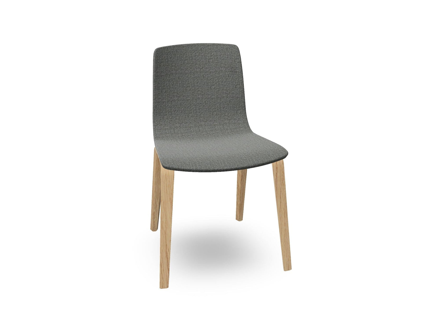 Aava 02-4 Wood Legs Chair With Fully Upholstered Chairs Arper 