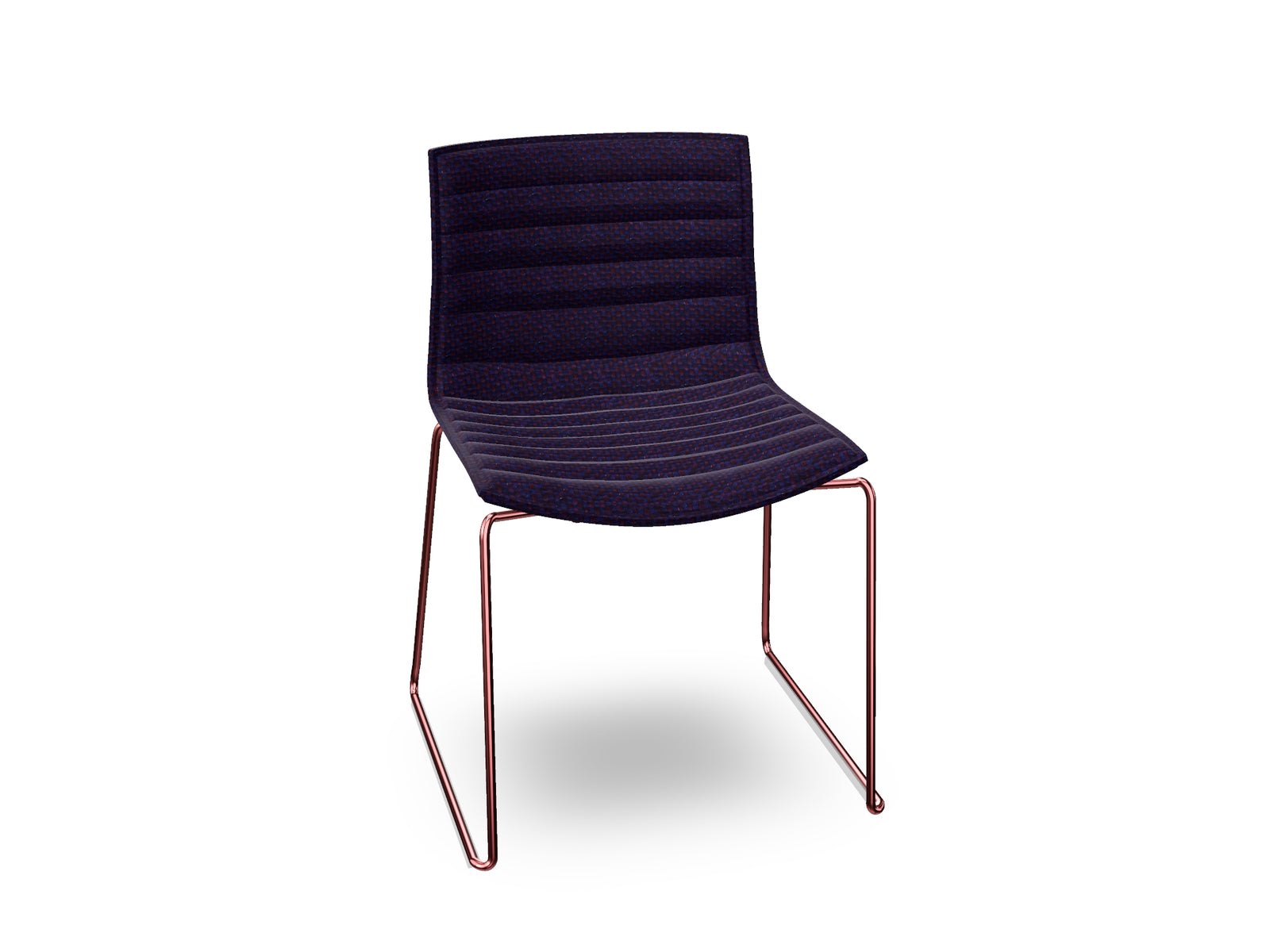 Catifa 46 Sled Base With Fully Upholstered