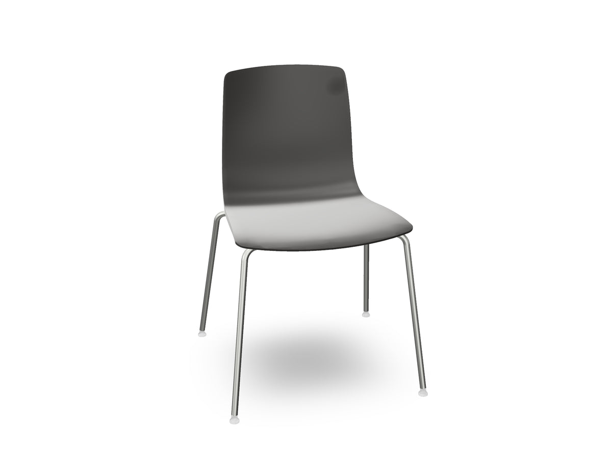 Aava 02 Polypropylene Chair With 4 Leg Base