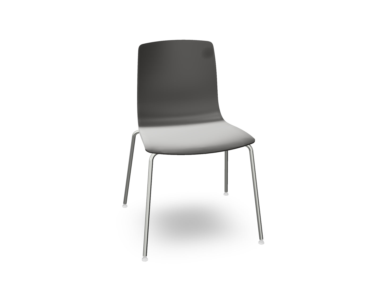 Aava 02 Polypropylene Chair With 4 Leg Base