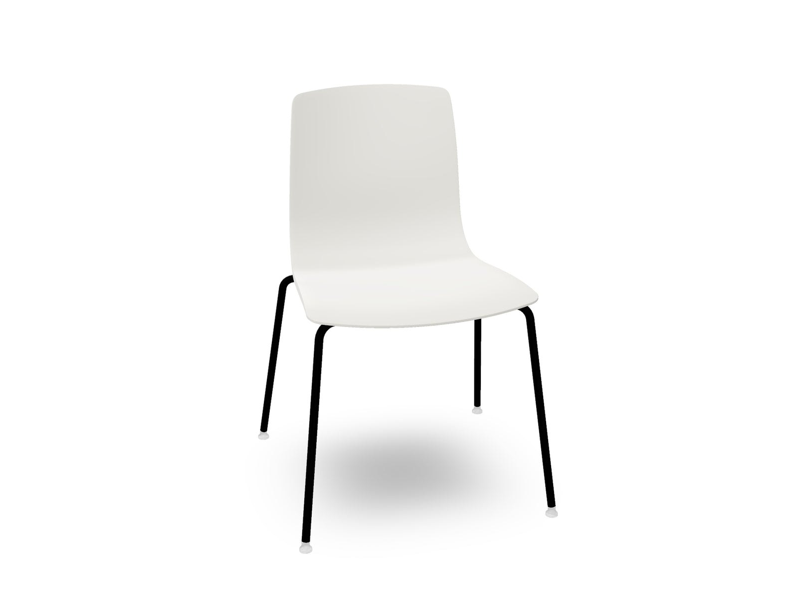 Aava 02 Polypropylene Chair With 4 Leg Base