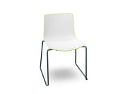 Catifa 46 Polypropylene Bi-Color Sled Base Chair Side/Dining Arper 