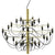 2097 Chandelier Suspension Lamp Pendant Lights Flos Brass LED 30 Bulb Pendant