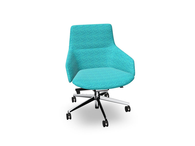Aston Conference Syncro Five Way Star Base Armchair task chair Arper 