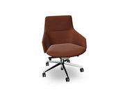 Aston Conference Syncro Five Way Star Base Armchair task chair Arper 