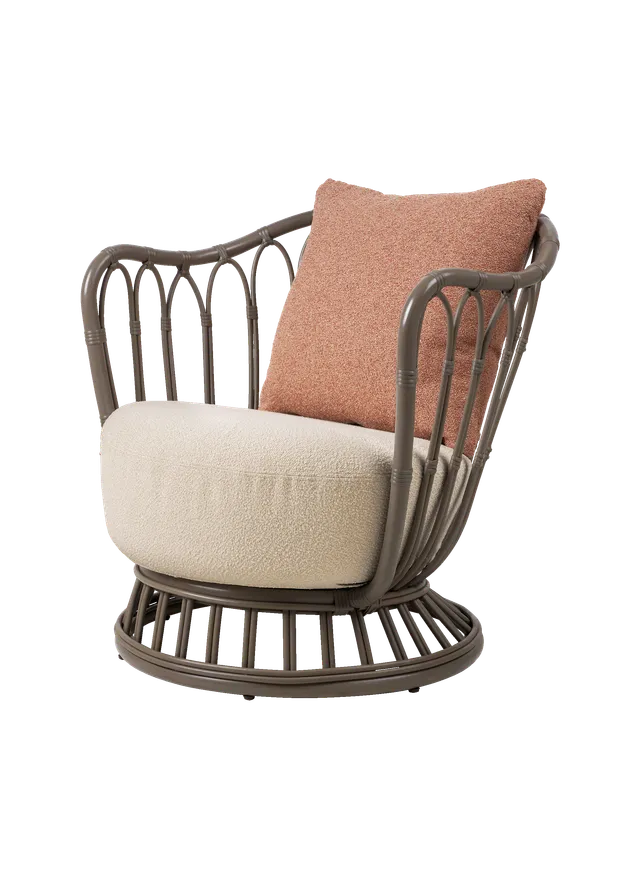 Grace Outdoor Lounge Chair - Fully Upholstered