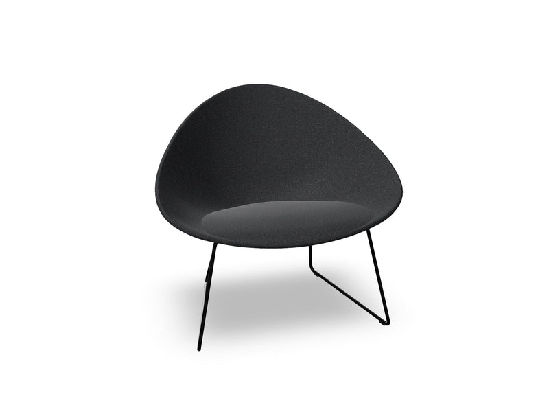 Adell Sled Base Lounge Chair With Fully Upholstered lounge chair Arper 