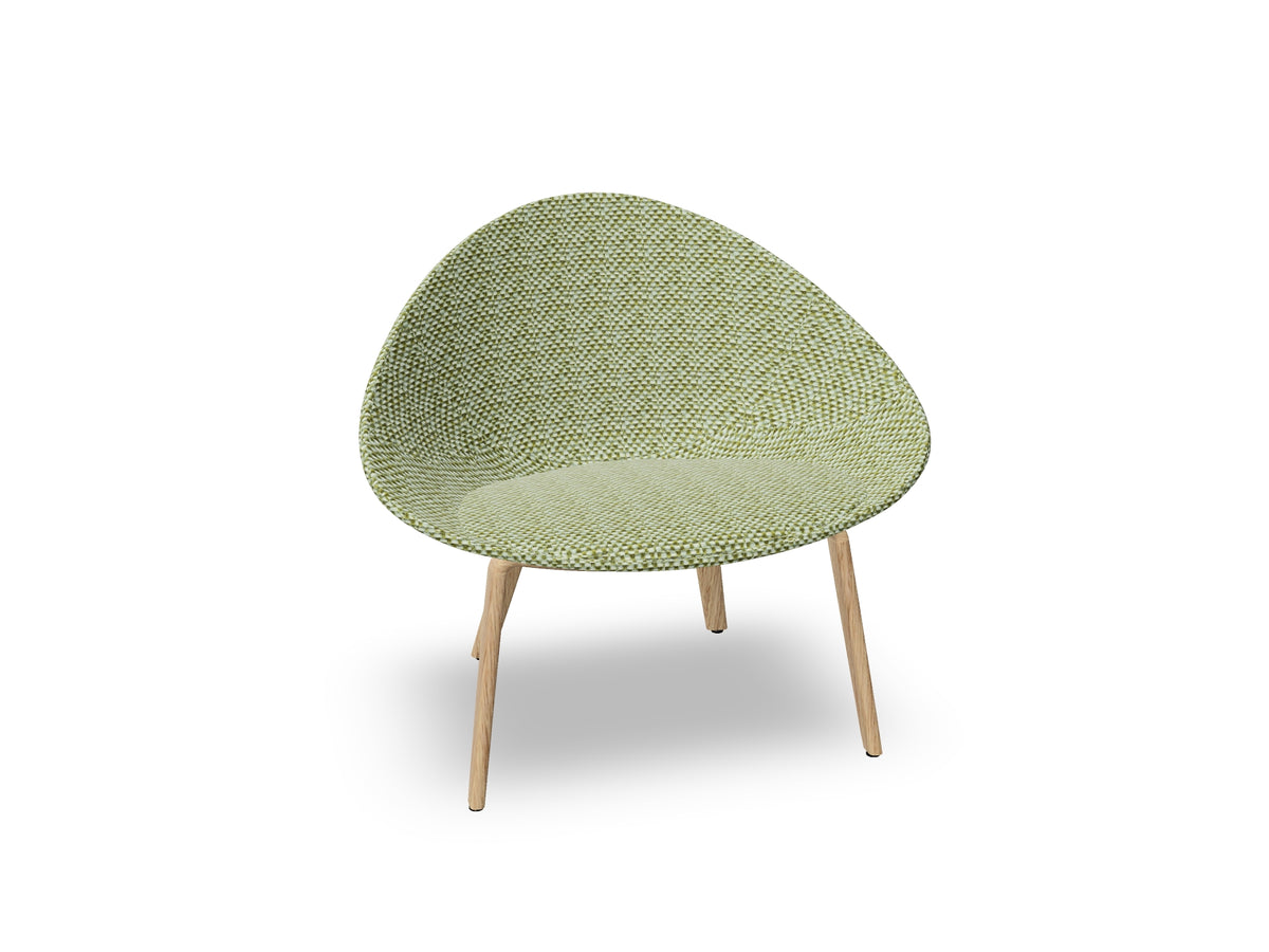 Adell 4 Leg Wood Lounge Chair With Fully Upholstered