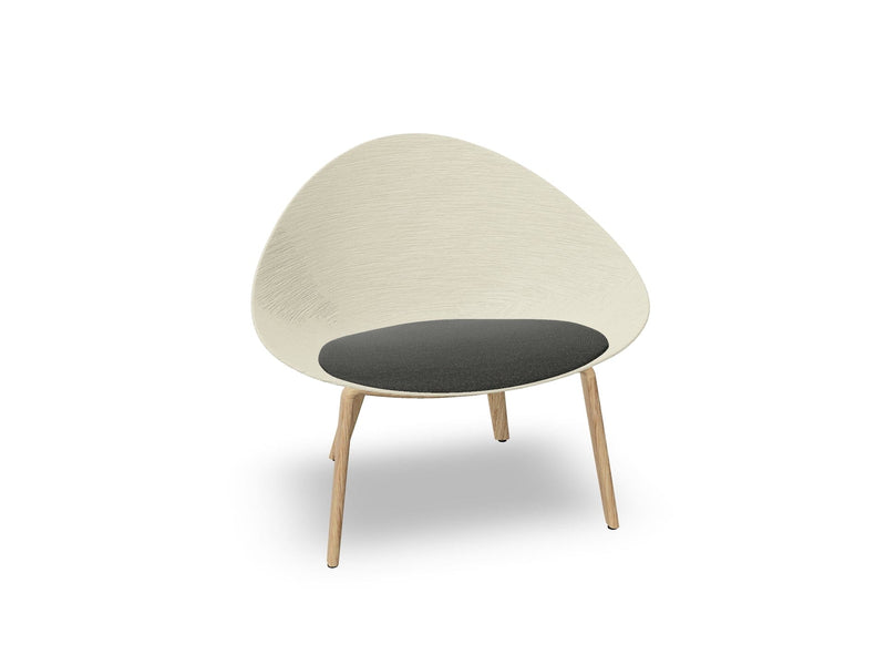 Adell 4 Leg Wood Lounge Chair lounge chair Arper 
