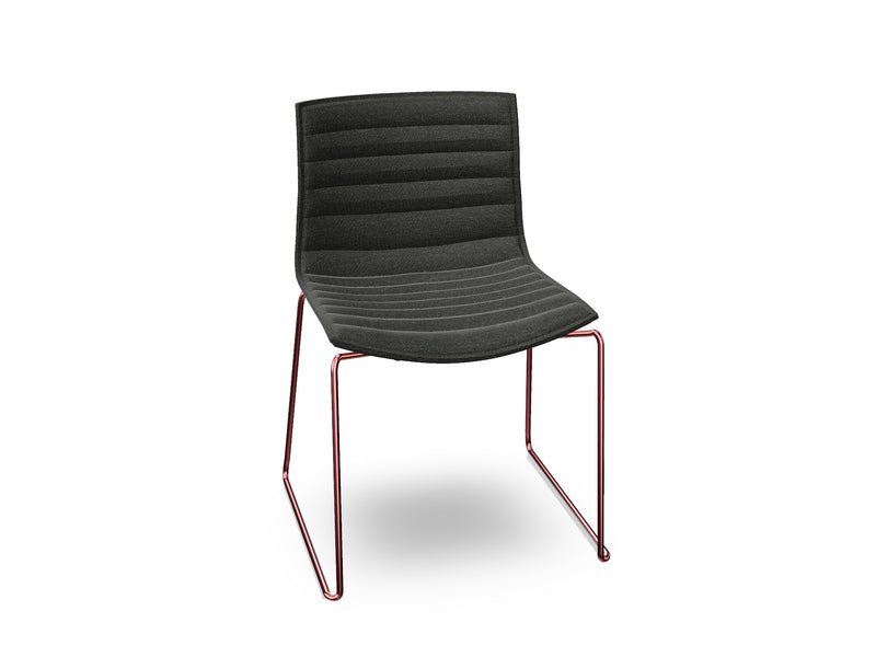 Catifa 46 Sled Base With Fully Upholstered