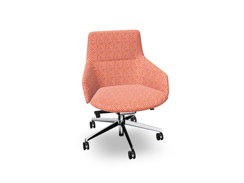 Aston Conference Syncro Five Way Star Base Armchair task chair Arper 