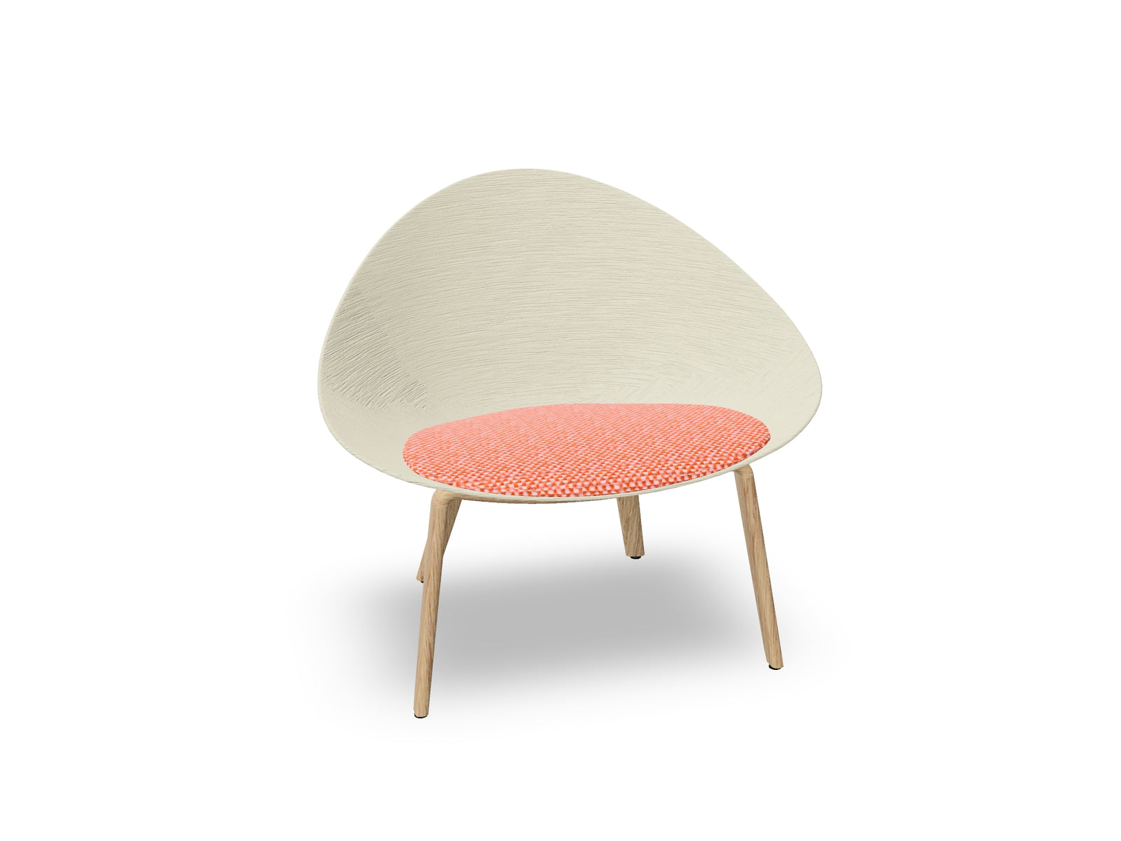 Adell 4 Leg Wood Lounge Chair