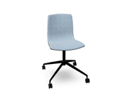 Aava 02 Fixed Trestle Base Wood Chair With Front Upholstery Chairs Arper 