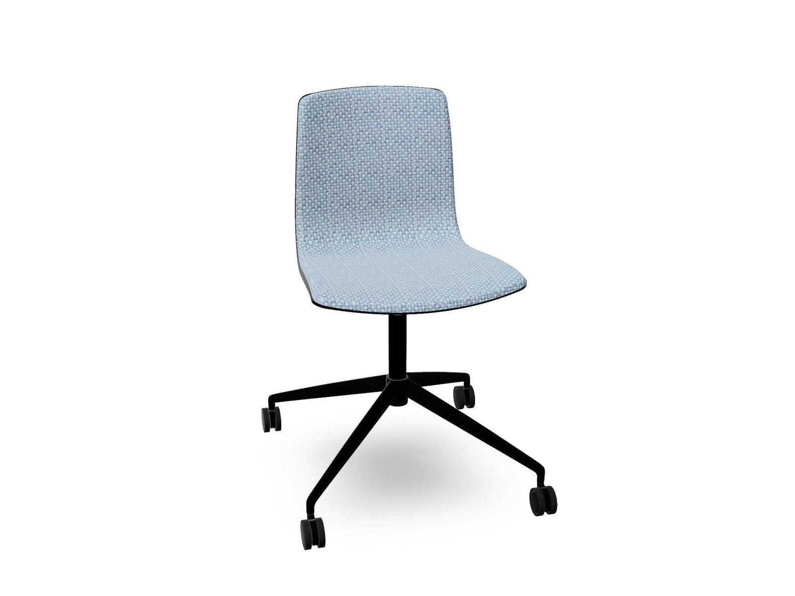 Aava 02 Fixed Trestle Base Wood Chair With Front Upholstery Chairs Arper 
