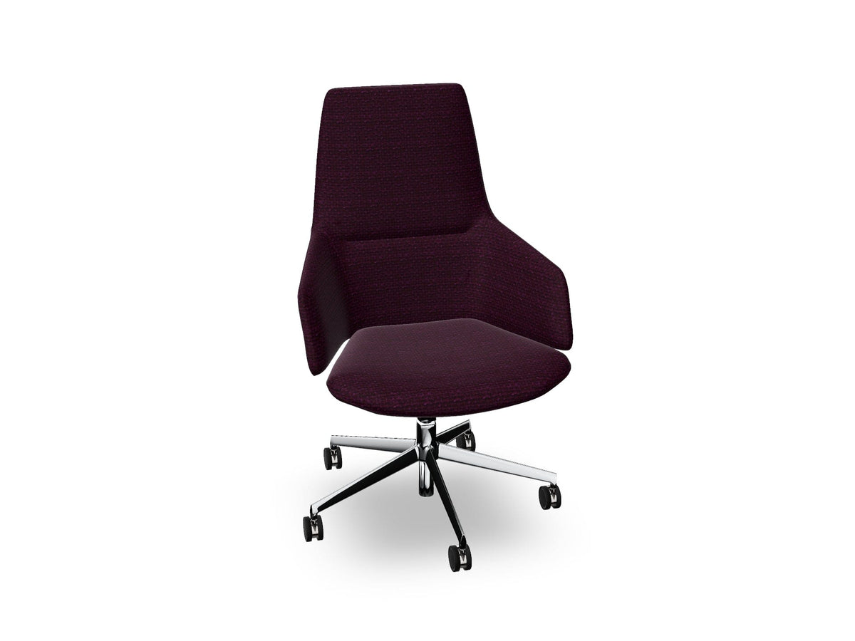 Aston Office Five Way Star Base Armchair Office Chair Arper 