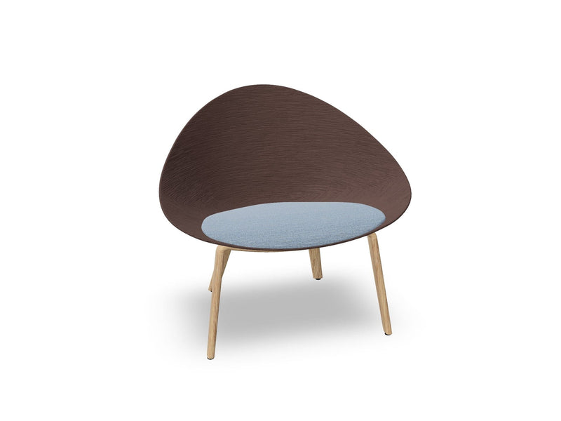 Adell 4 Leg Wood Lounge Chair lounge chair Arper 