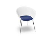Duna 02 Four Leg Chair With Seat Cushion Chairs Arper 